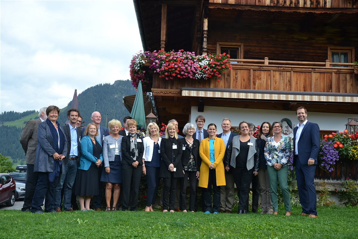 Teilnehmerinnen am Retreat in Alpbach 