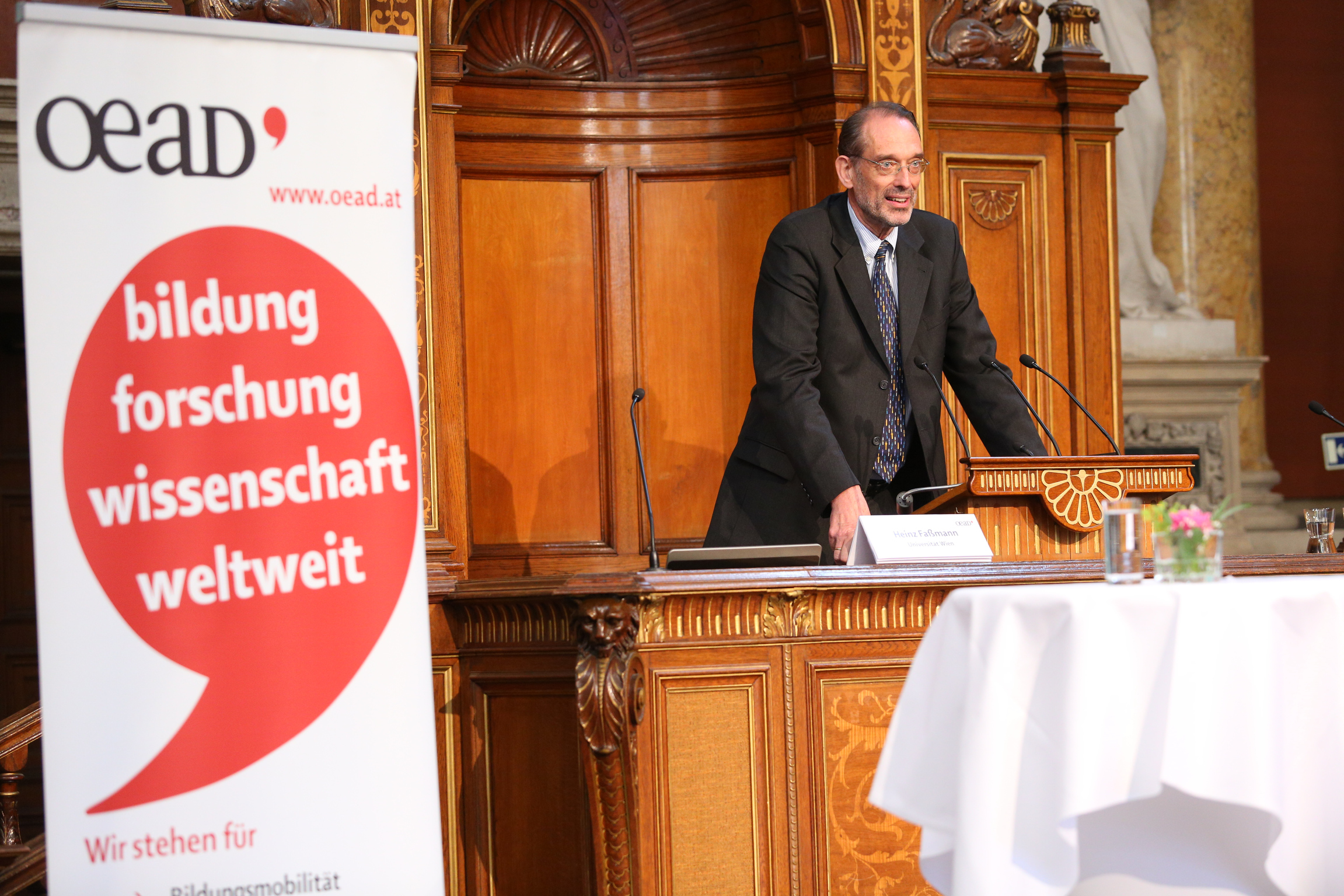 Heinz Faßmann auf der OeAD-Hochschultagung 2015 