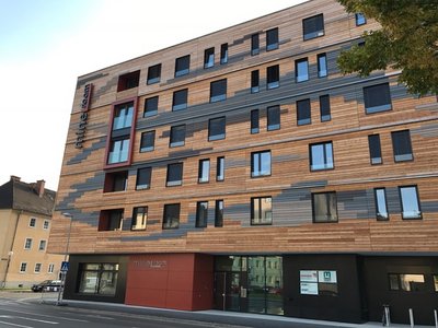 mineroom Leoben: Außenansicht