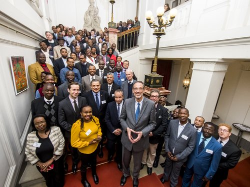 Federal Minister Faßmann with network members