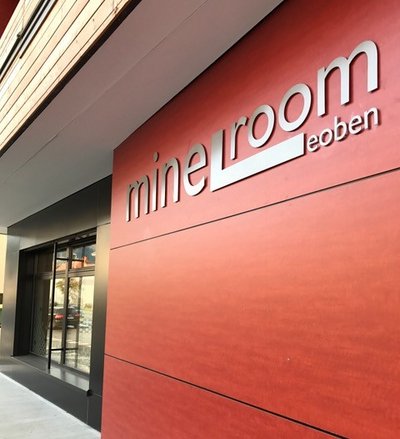 mineroom Leoben: Eingang